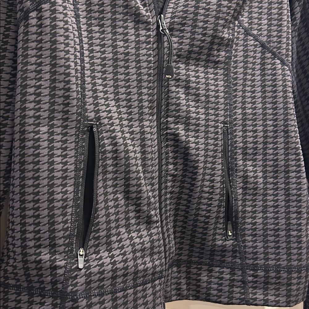 Zella Houndstooth Full Zip Jacket - Picture 3 of 5